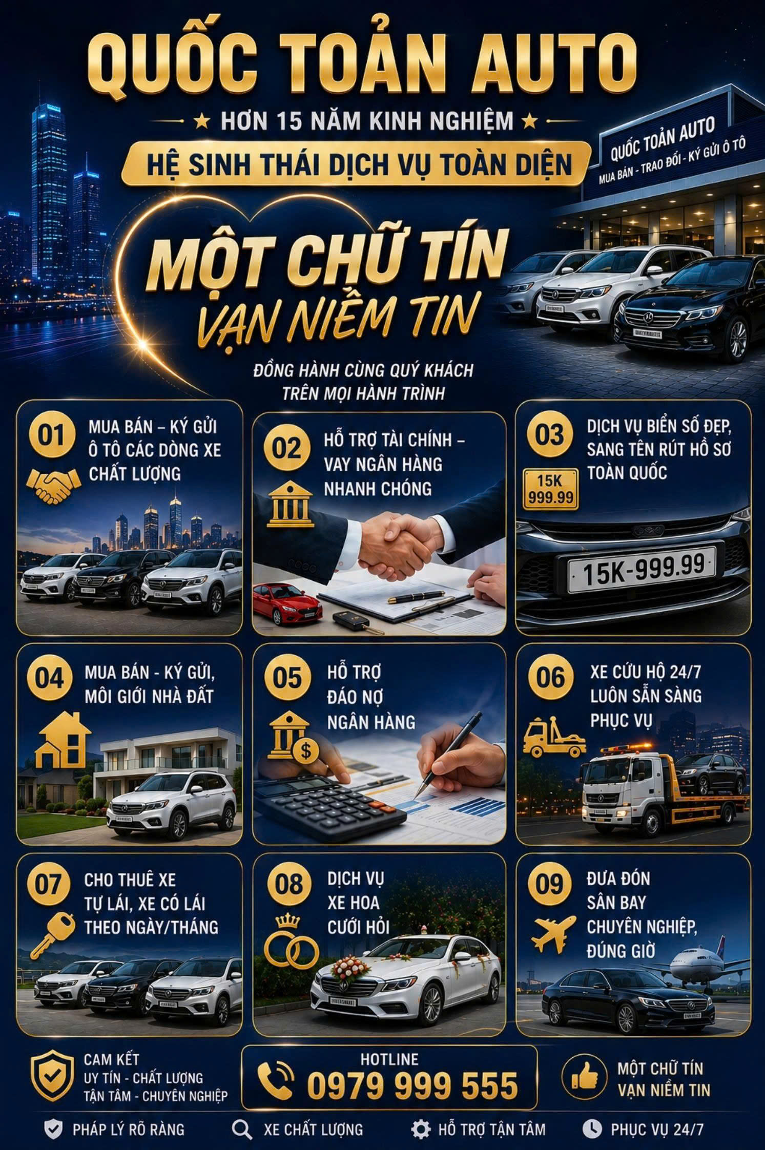 HỆ SINH THÁI DỊCH VỤ TOÀN DIỆN TẠI QUỐC TOẢN AUTO