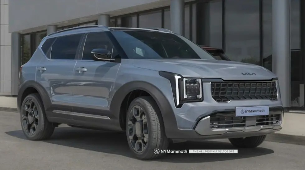 Kia Seltos 2025 lộ diện trên đường để lộ dàn đèn mới, mâm mới, nội thất dễ ảnh hưởng từ xe điện